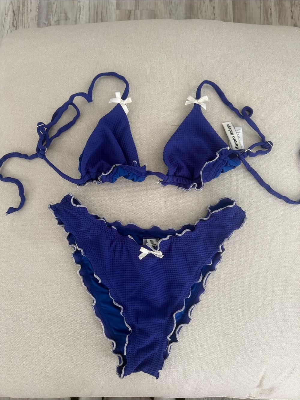 Dippin Daisys purple bikini